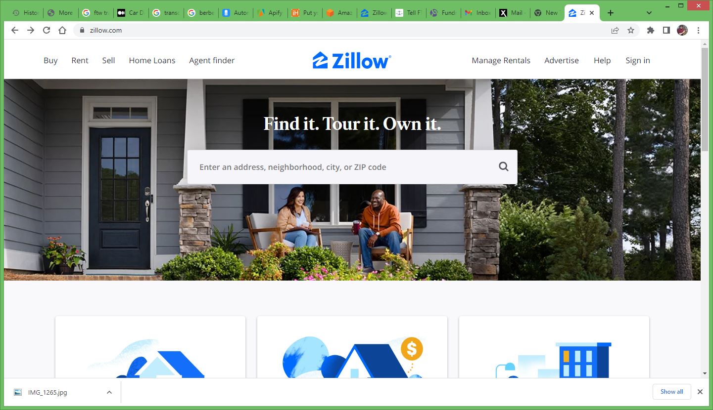 zillow-home-page